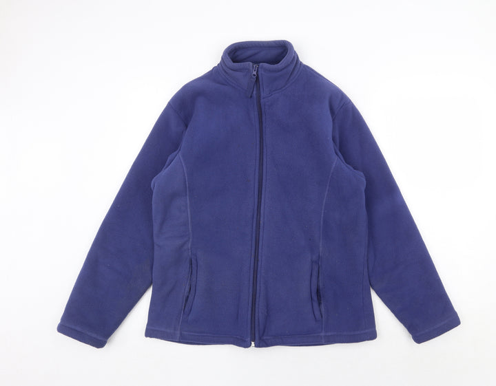 Amoretti Womens Blue Jacket Size L Zip