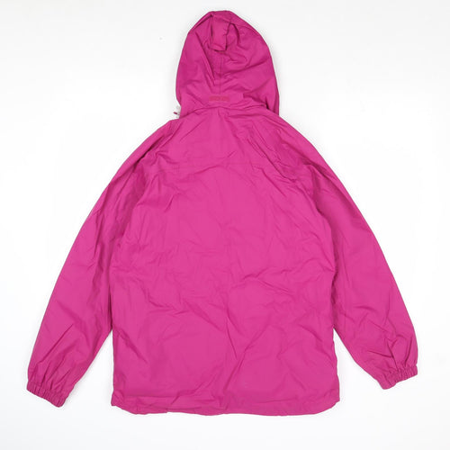 Neutral Territory Womens Pink Windbreaker Jacket Size S Zip