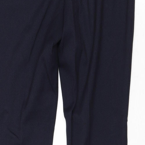 NEXY Womens Blue Polyester Dress Pants Trousers Size 8 Regular Zip