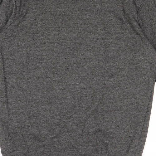 Boohoo Mens Grey Polyester Pullover Sweatshirt Size M