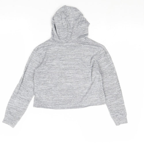 Very Girls Grey Polyester Pullover Hoodie Size 7 Years Pullover - Get It Girl