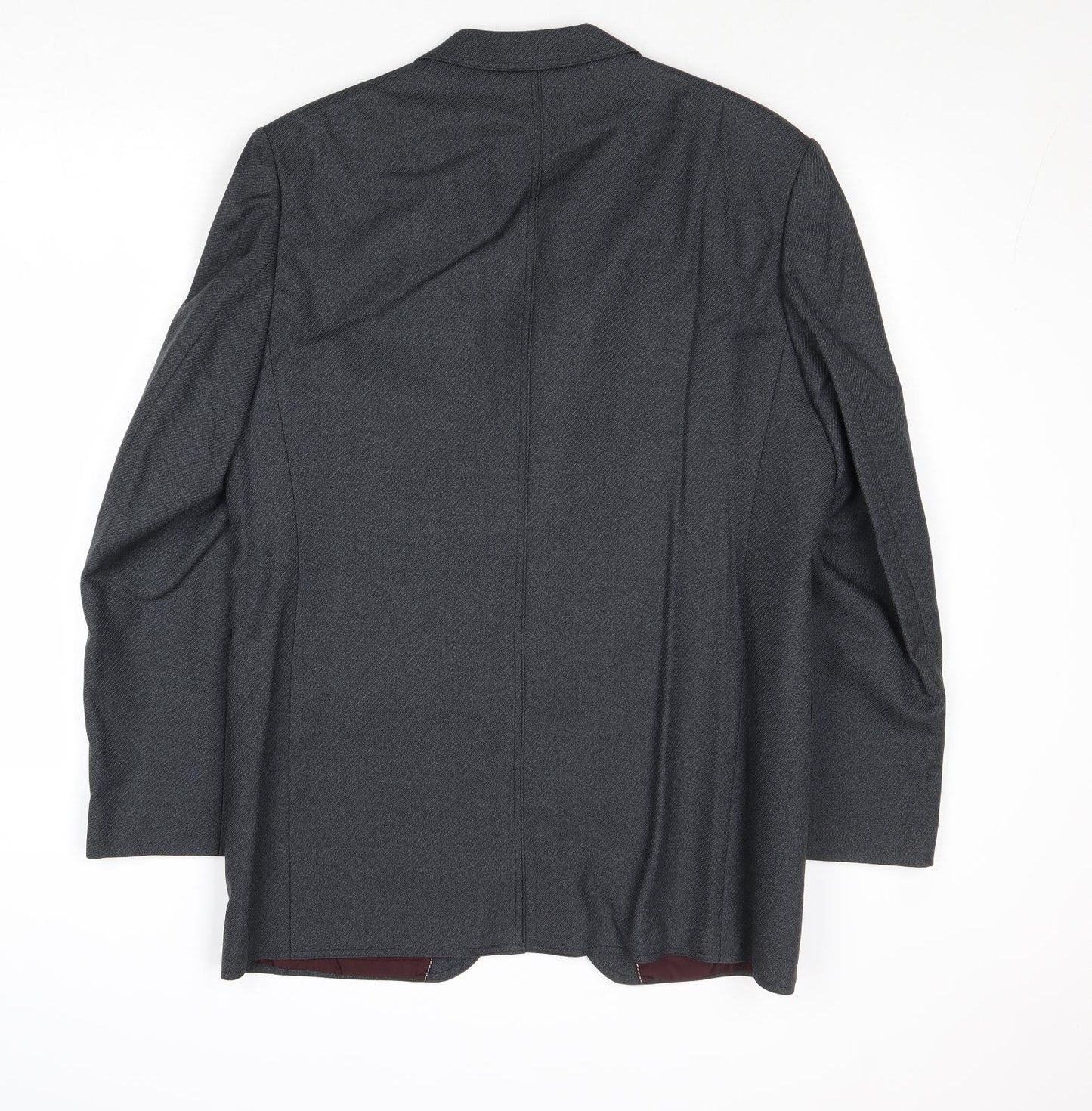 Hornes Mens Grey Wool Jacket Suit Jacket Size 40 Regular