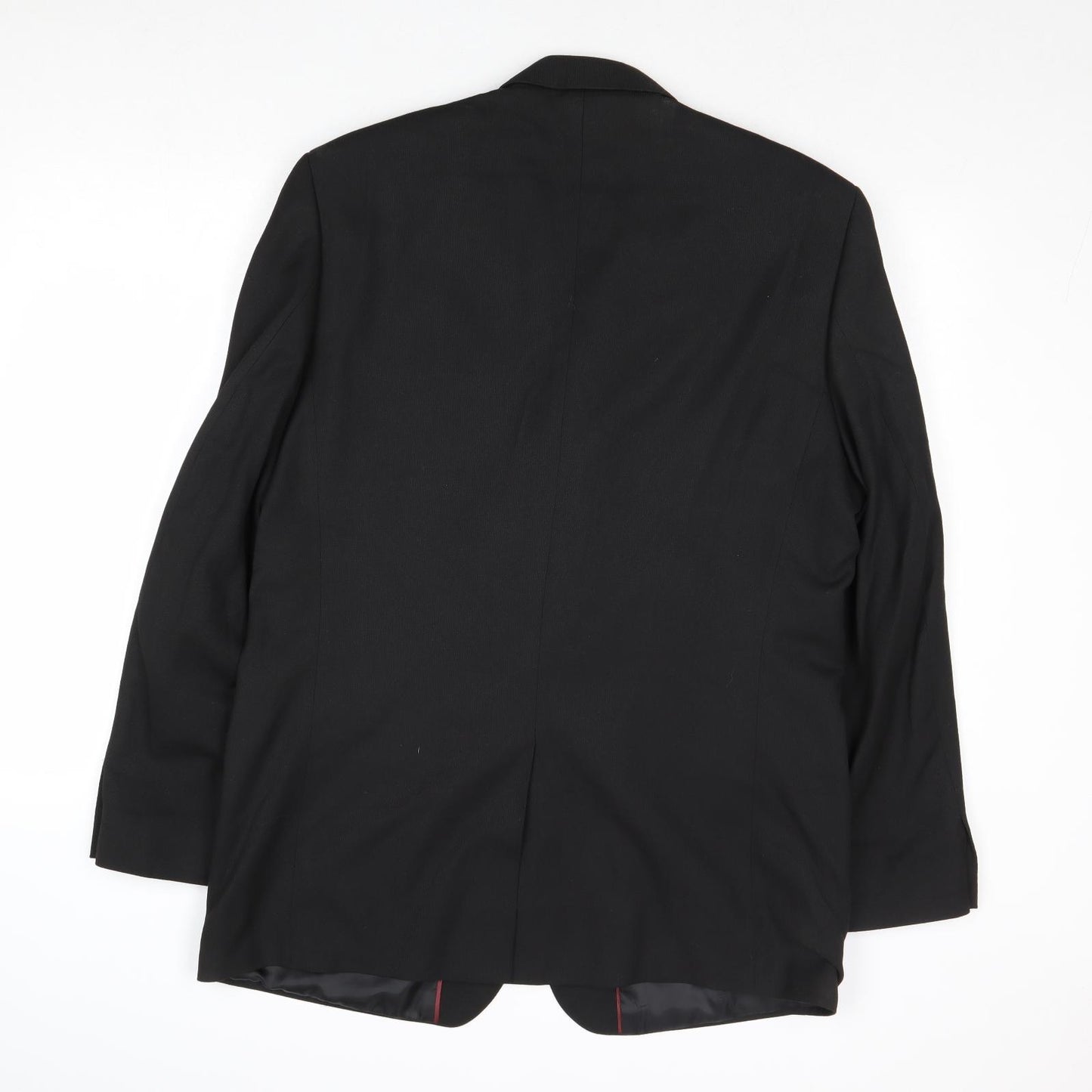 Butler & Webb Mens Black Polyester Jacket Suit Jacket Size 42 Regular