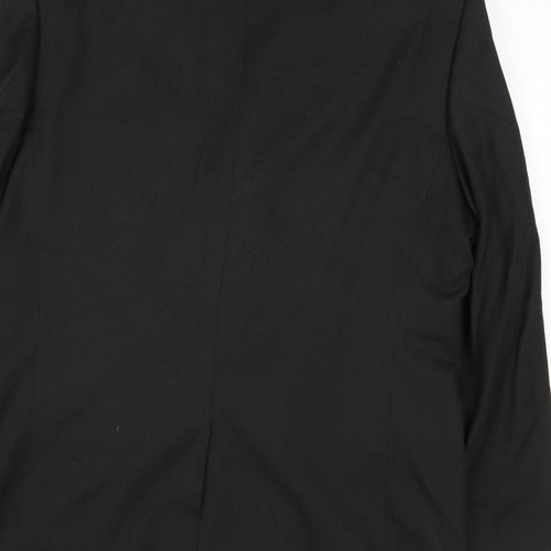 Butler & Webb Mens Black Polyester Jacket Suit Jacket Size 42 Regular