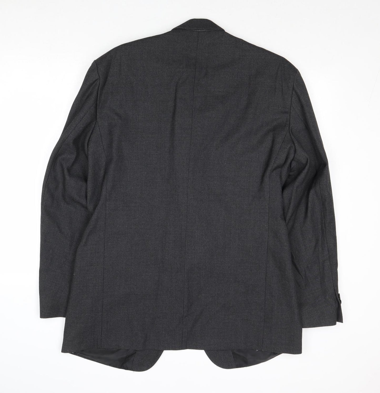 James Barry Mens Grey Wool Jacket Suit Jacket Size 42 Regular