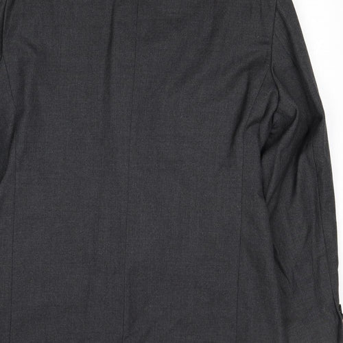 James Barry Mens Grey Wool Jacket Suit Jacket Size 42 Regular