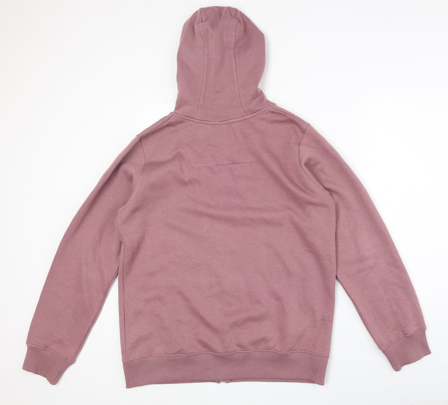 Rng Womens Pink Cotton Full Zip Hoodie Size 16 Zip