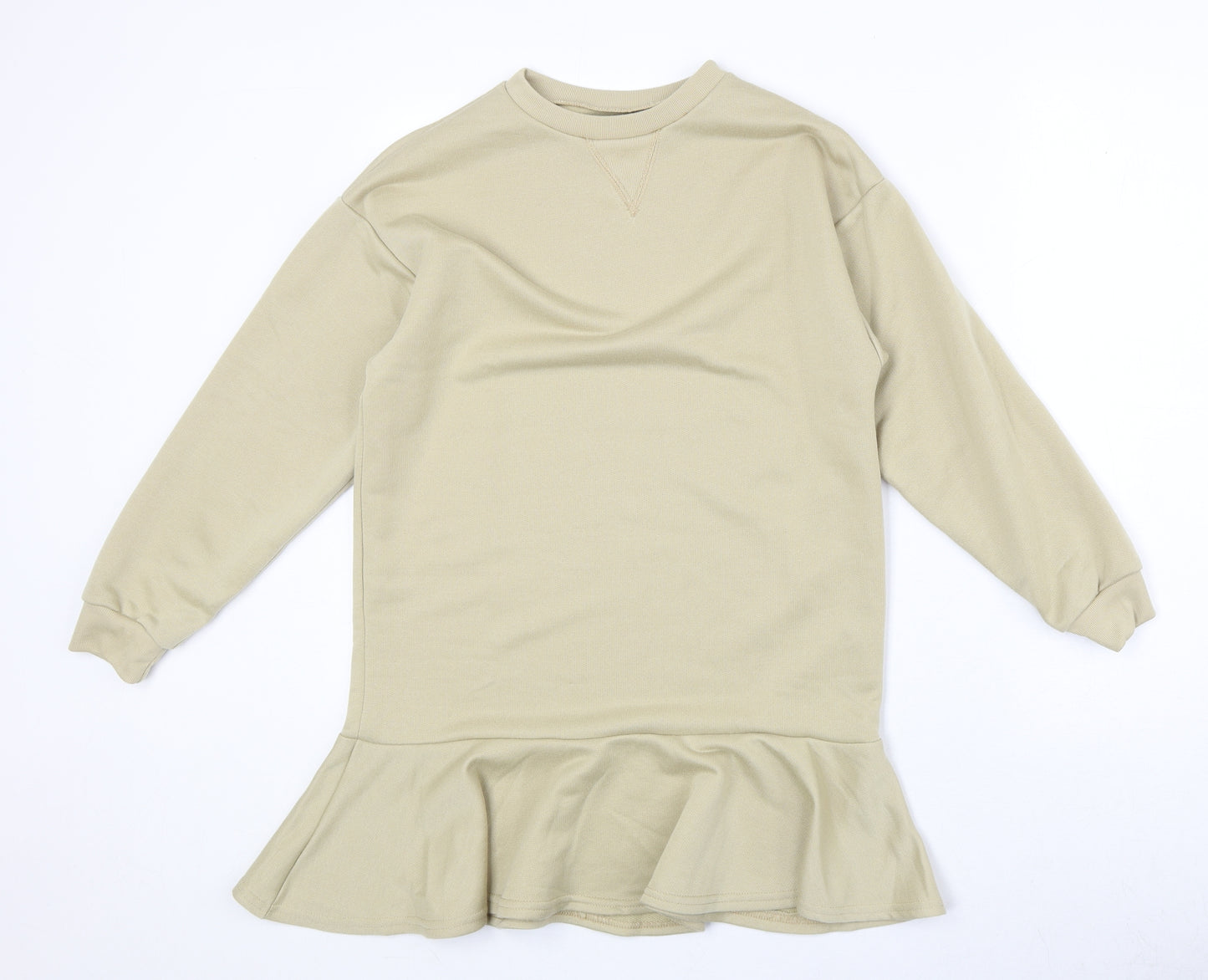 ASOS Womens Beige Polyester Pullover Sweatshirt Size 8 Pullover