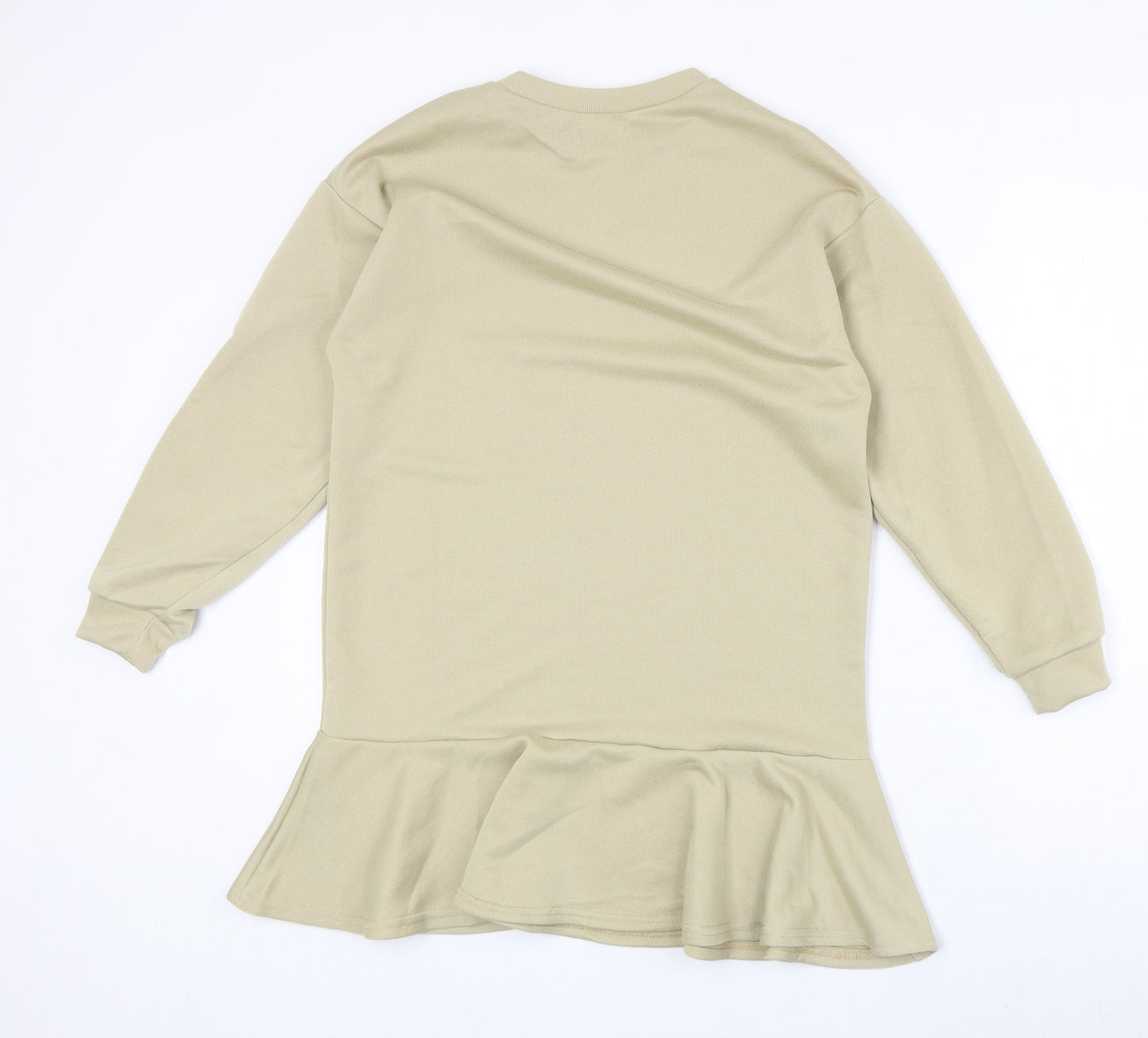 ASOS Womens Beige Polyester Pullover Sweatshirt Size 8 Pullover