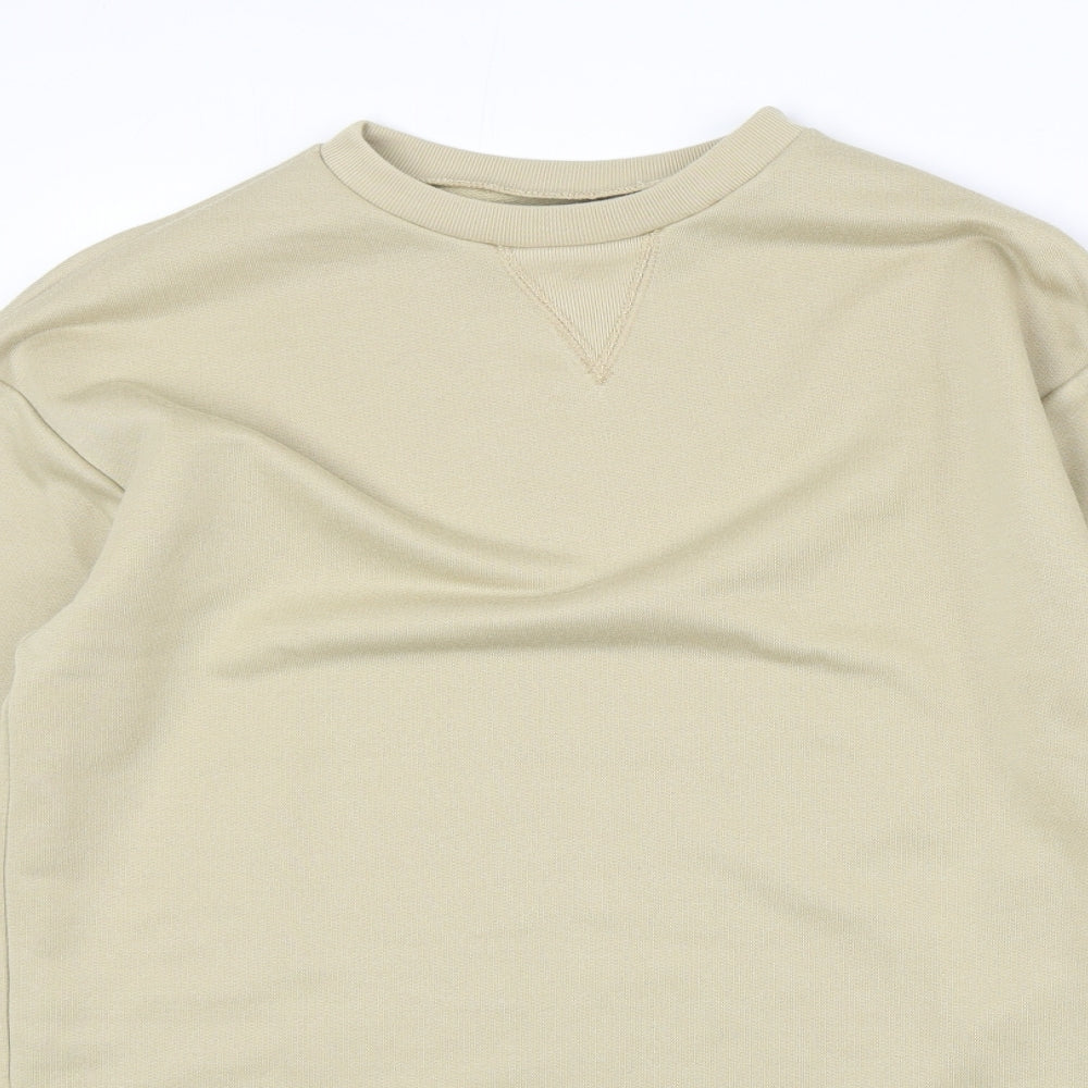 ASOS Womens Beige Polyester Pullover Sweatshirt Size 8 Pullover