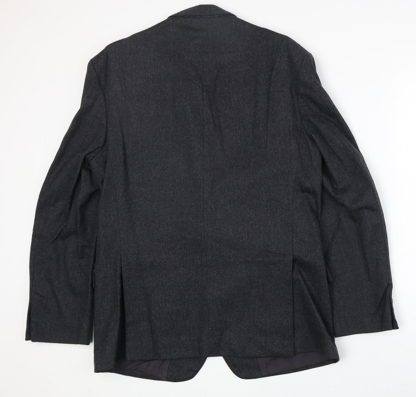 Burton Mens Grey Wool Jacket Suit Jacket Size 40 Regular