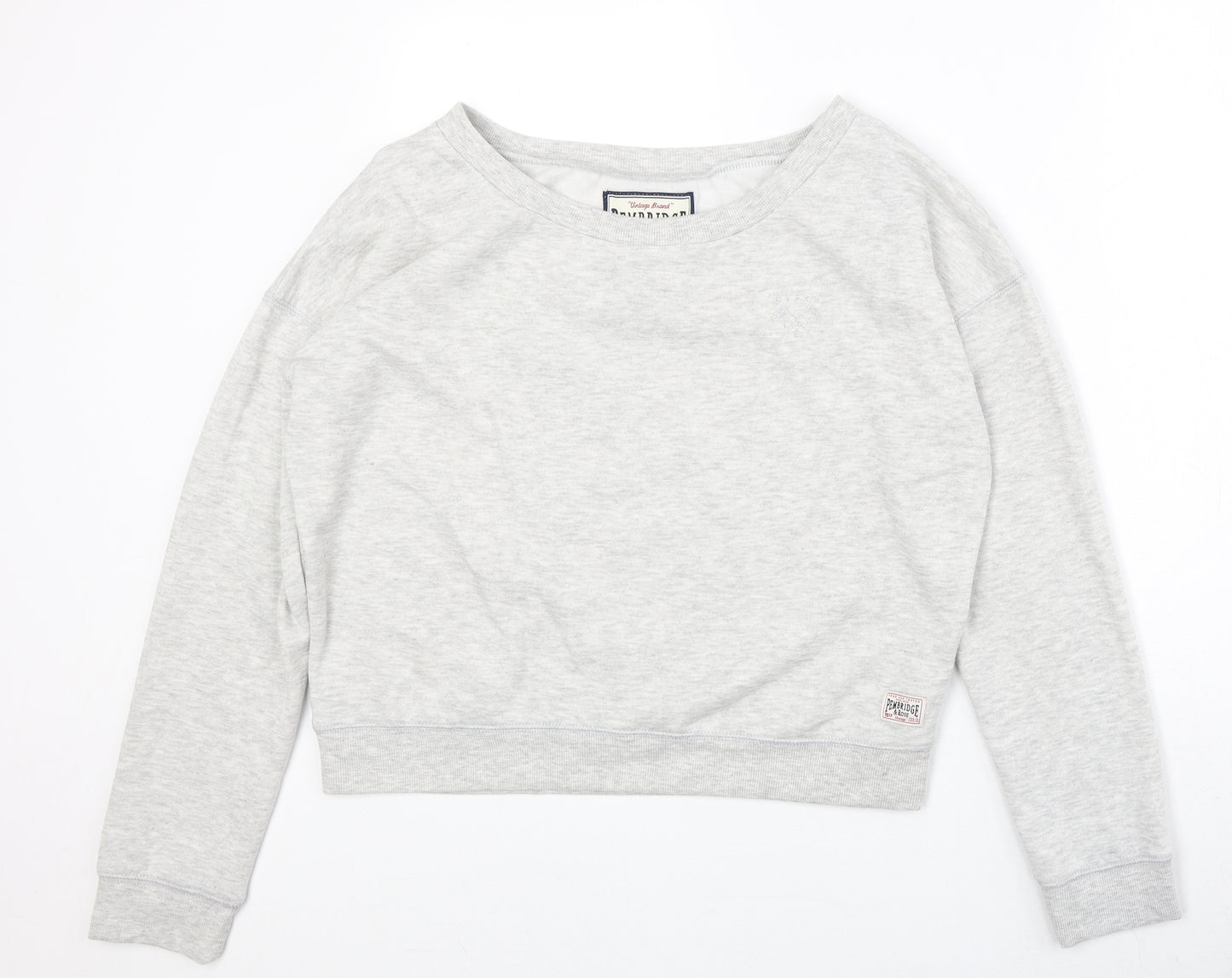 New Look Womens Grey Polyester Pullover Sweatshirt Size 14 Pullover