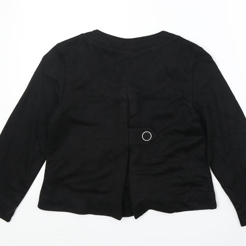 H&M Womens Black Jacket Blazer Size XS Button