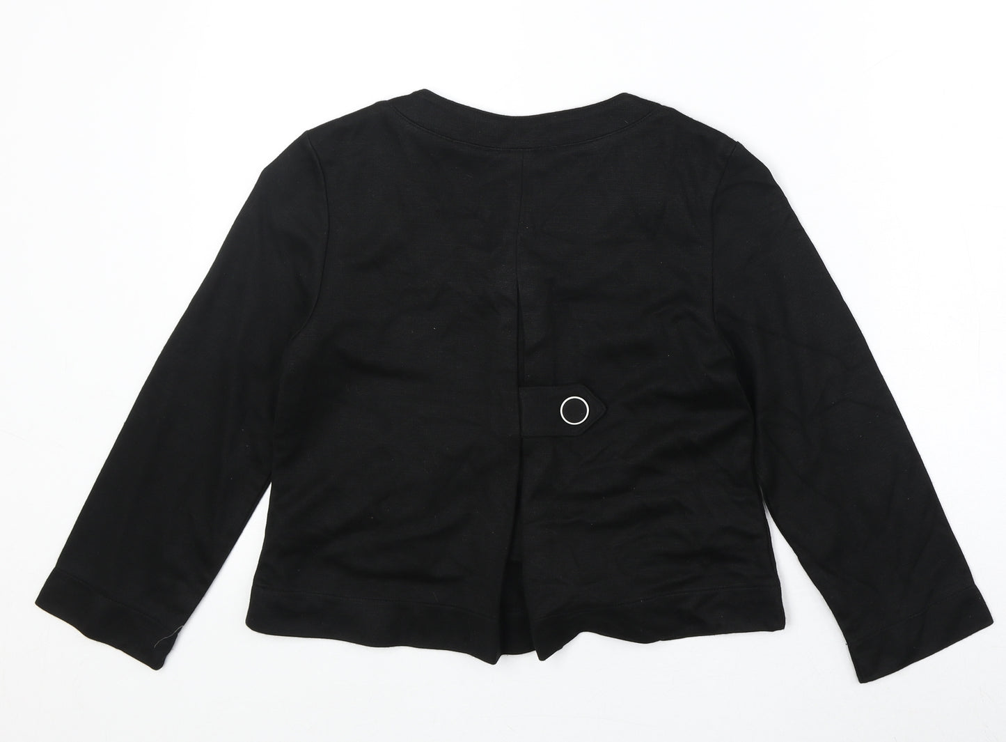 H&M Womens Black Jacket Blazer Size XS Button