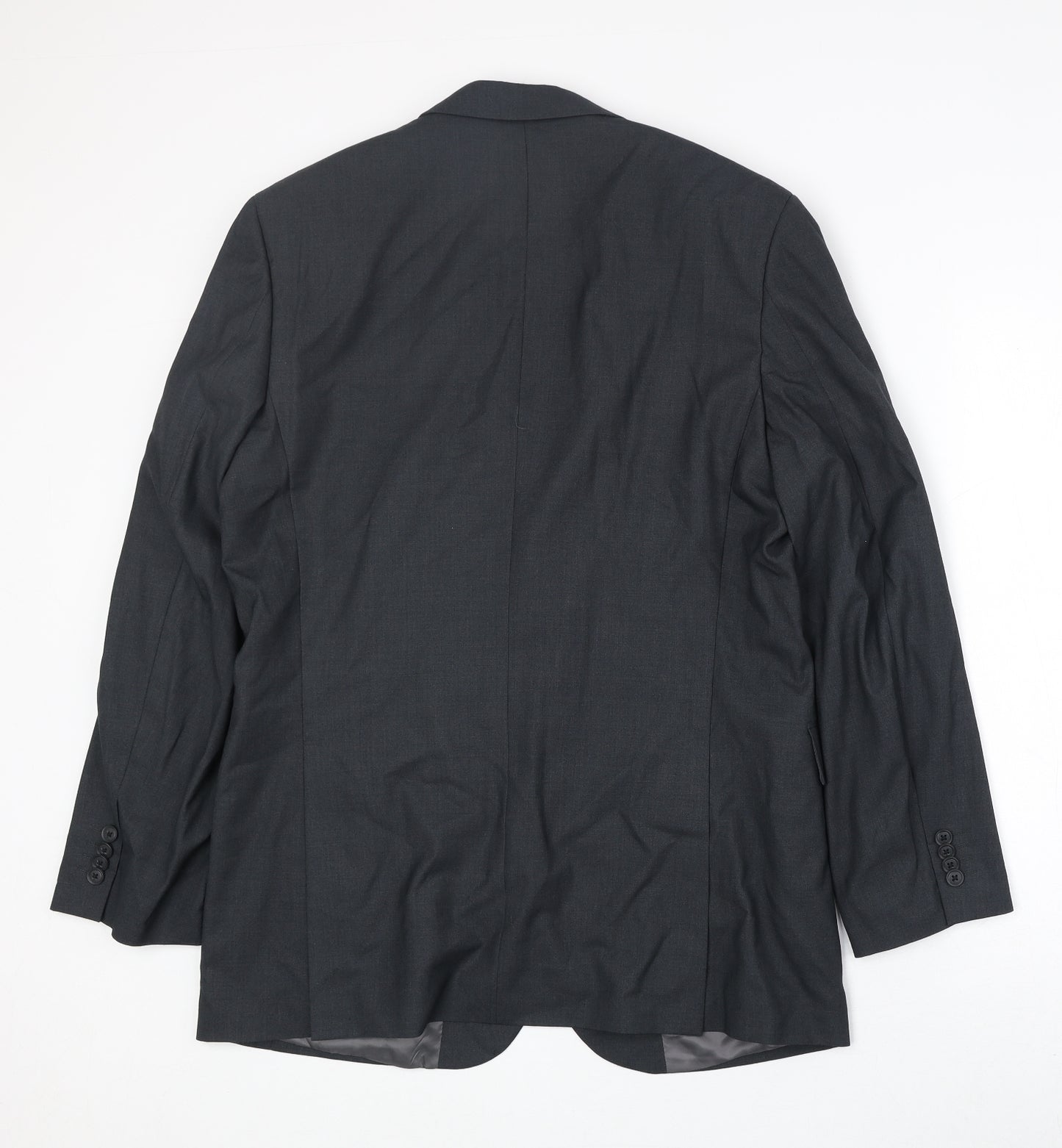 Burton Mens Grey Polyester Jacket Suit Jacket Size 40 Regular