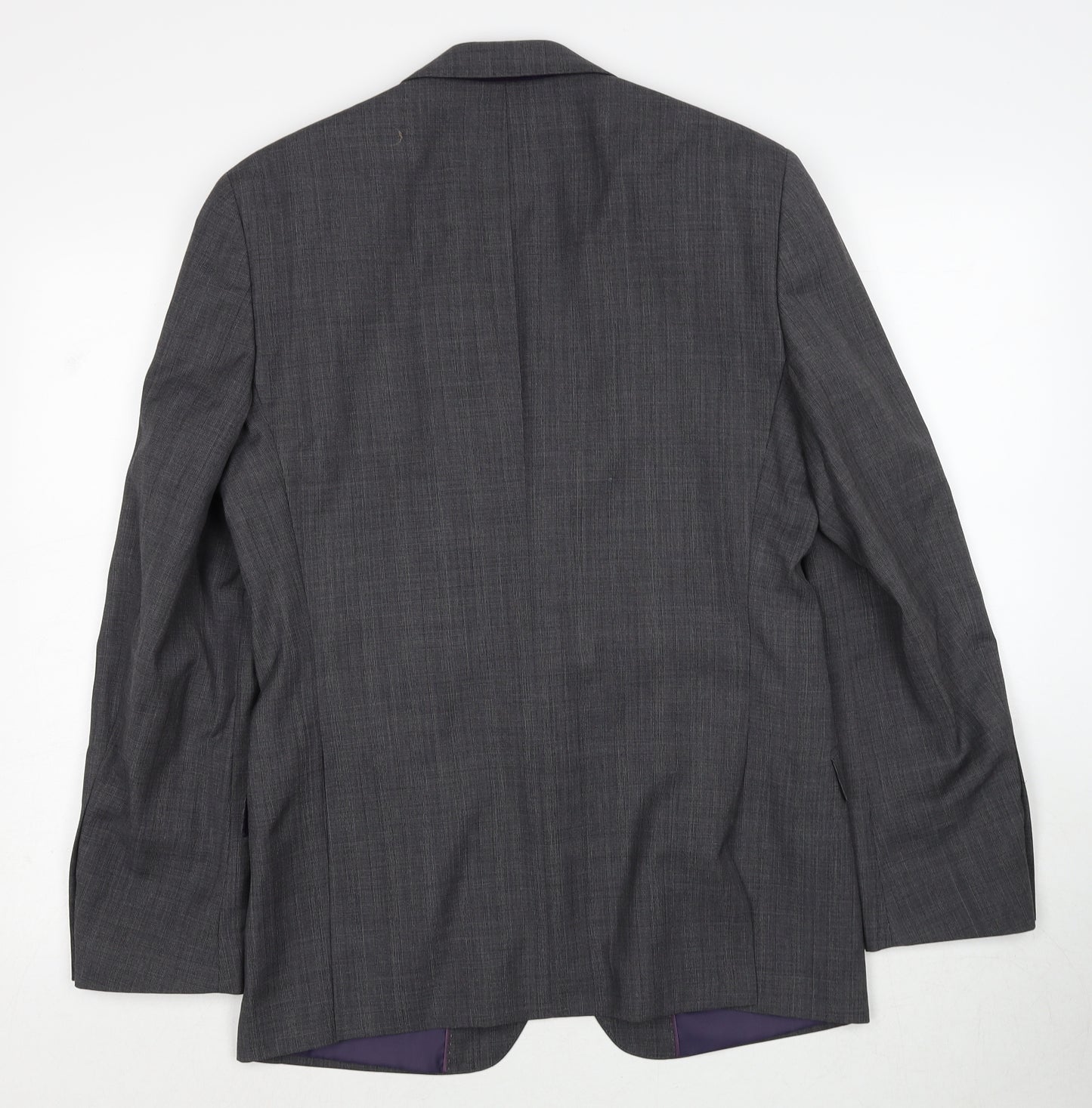 Marks and Spencer Mens Grey Wool Jacket Suit Jacket Size M Regular