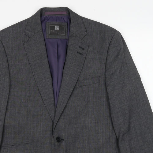 Marks and Spencer Mens Grey Wool Jacket Suit Jacket Size M Regular