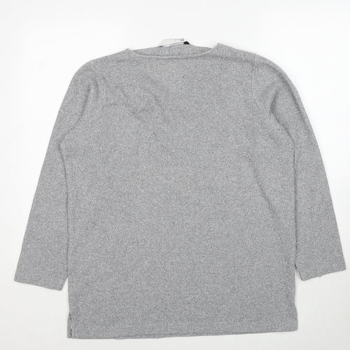 BHS Womens Grey Polyester Pullover Sweatshirt Size 12 Pullover