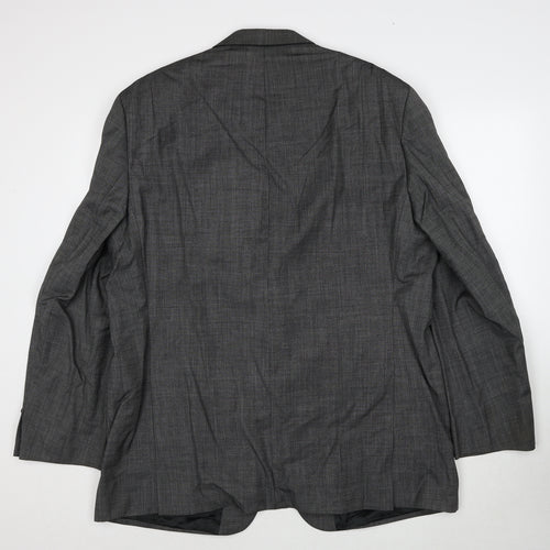 Digel Mens Grey Wool Jacket Suit Jacket Size 46 Regular