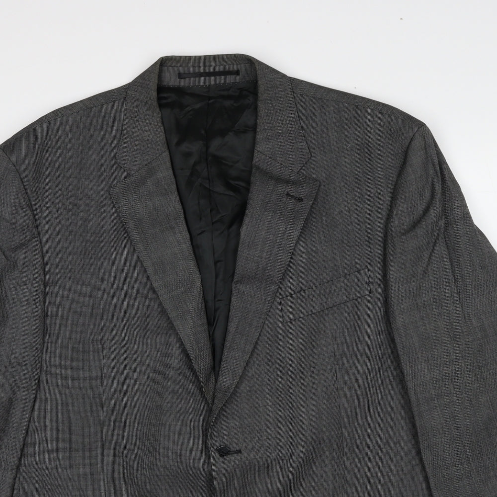 Digel Mens Grey Wool Jacket Suit Jacket Size 46 Regular