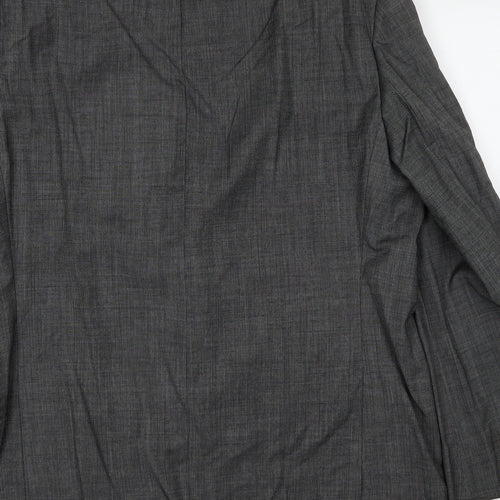 Digel Mens Grey Wool Jacket Suit Jacket Size 46 Regular