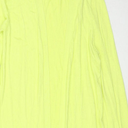 Dunnes Stores Womens Yellow V-Neck Polyester Pullover Jumper Size S