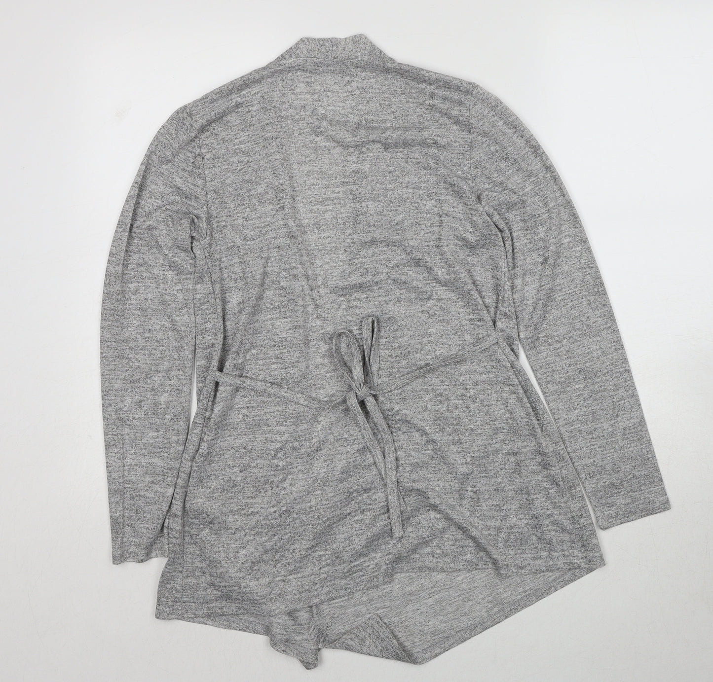 Dorothy Perkins Womens Grey V-Neck Polyester Cardigan Jumper Size 8