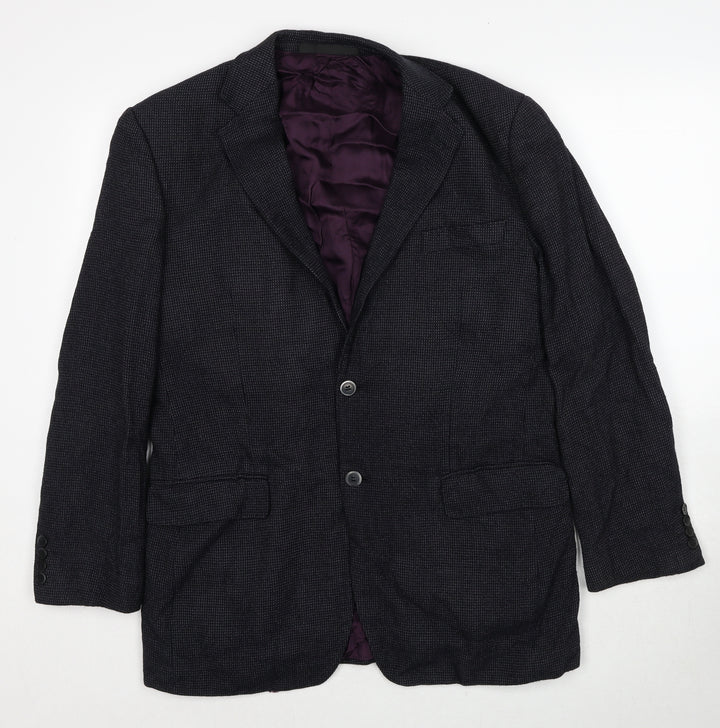 Marks and Spencer Mens Grey Wool Jacket Suit Jacket Size 40 Regular