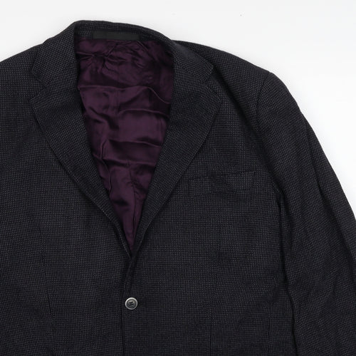 Marks and Spencer Mens Grey Wool Jacket Suit Jacket Size 40 Regular