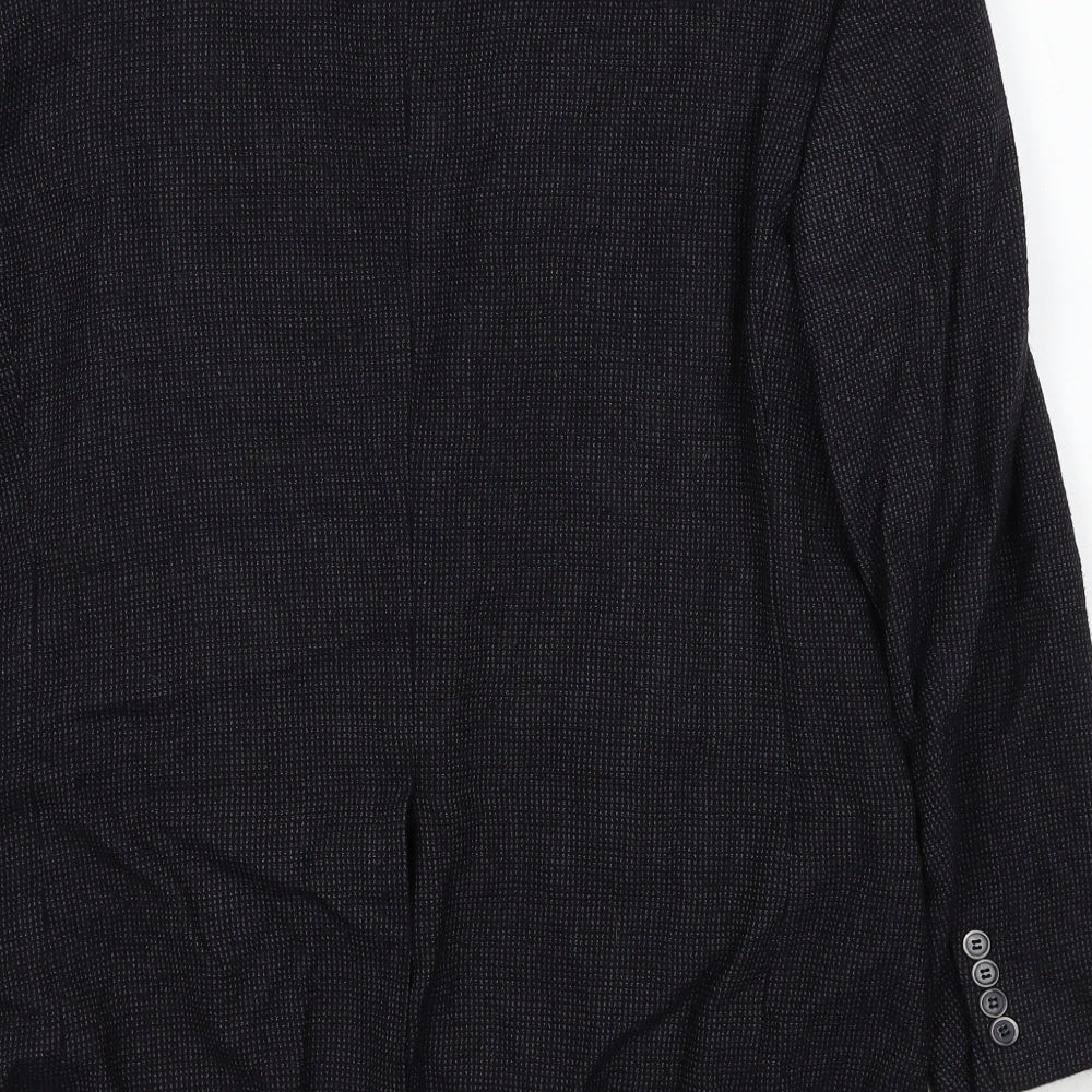 Marks and Spencer Mens Grey Wool Jacket Suit Jacket Size 40 Regular