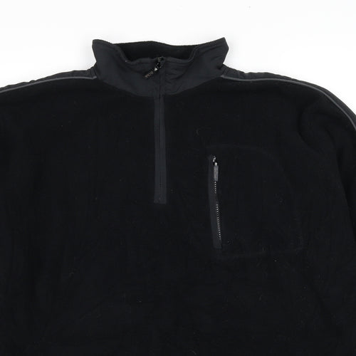 O Club Mens Black Polyester Pullover Sweatshirt Size XL