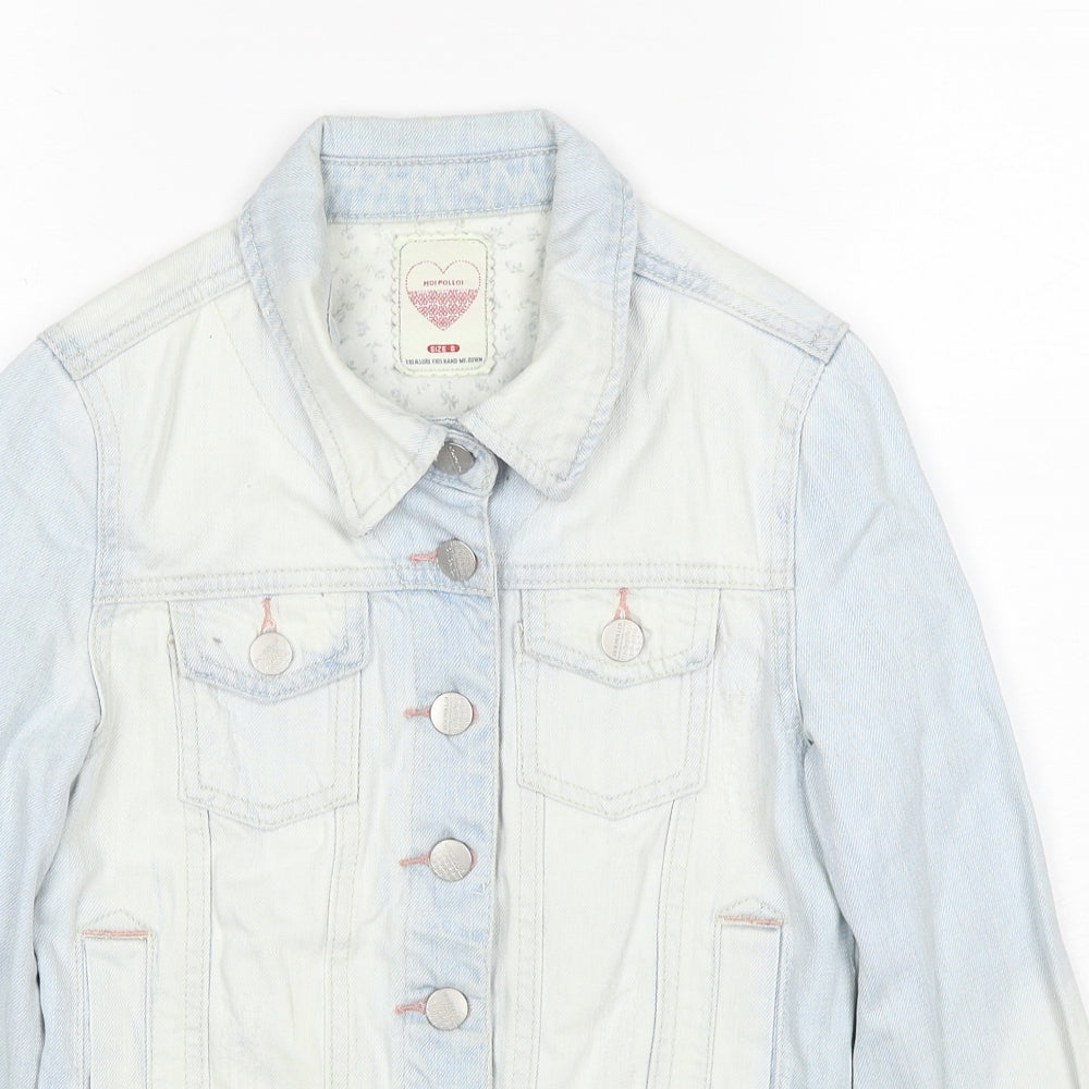 Hoi Polloi Womens Blue Jacket Size 8
