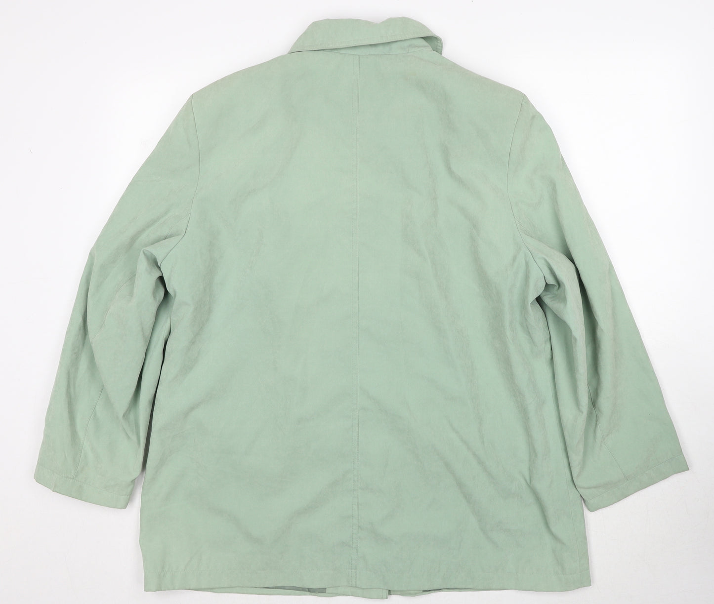 EWM Womens Green Jacket Size 18 Button
