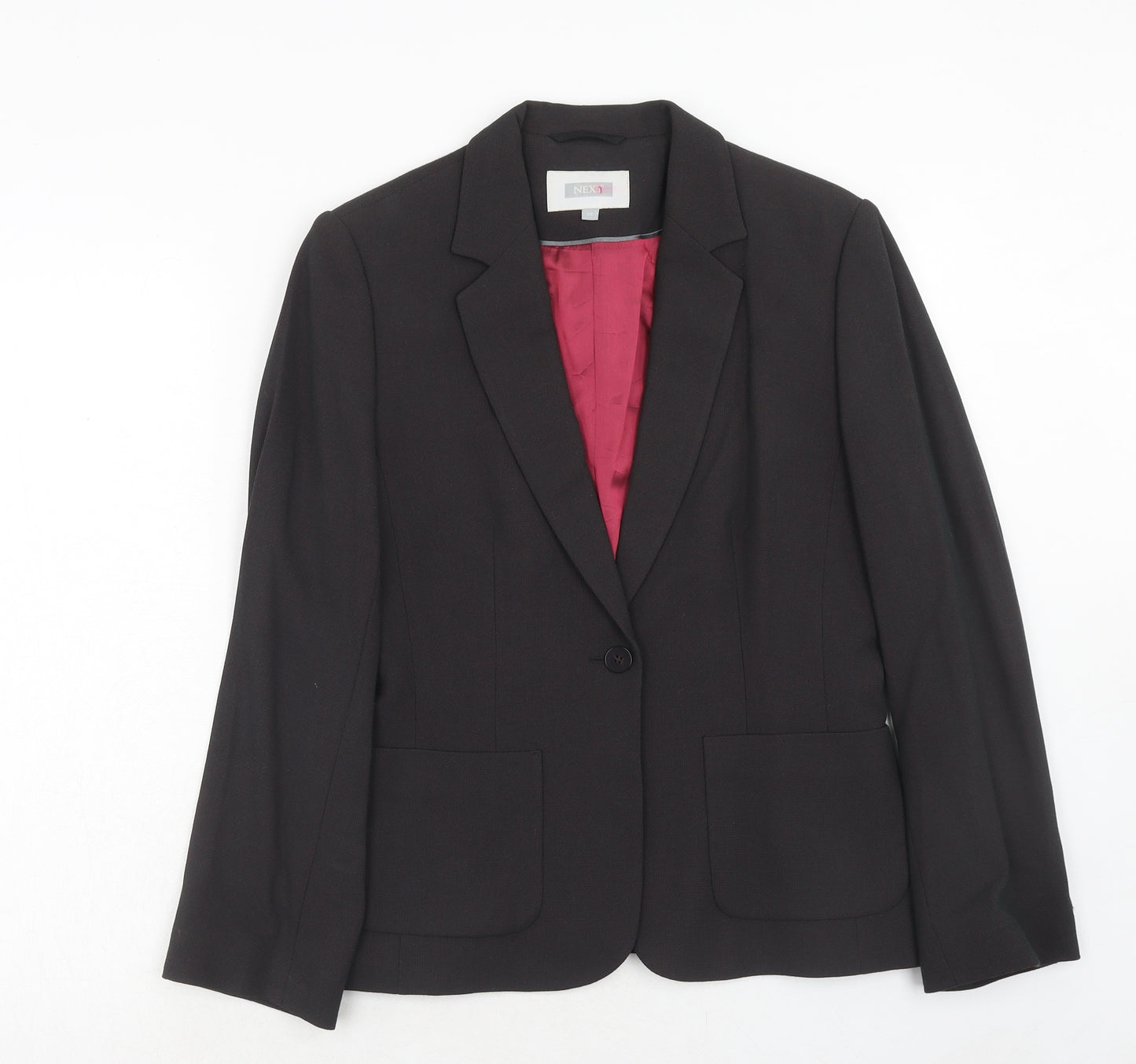Marks and Spencer Womens Grey Polyester Jacket Blazer Size 12