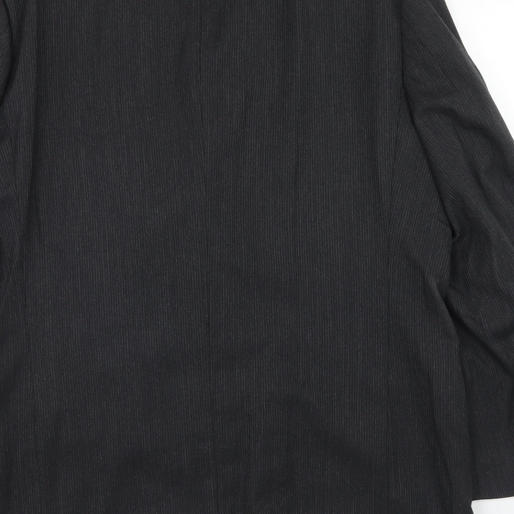 Charlton Gray Mens Grey Polyester Jacket Suit Jacket Size 42 Regular