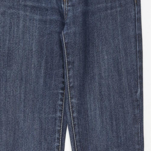 Jolina Jeans Womens Blue Cotton Skinny Jeans Size 8 Regular Zip