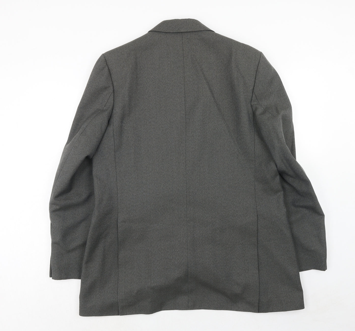 Hodges Mens Grey Polyester Jacket Suit Jacket Size 42 Regular