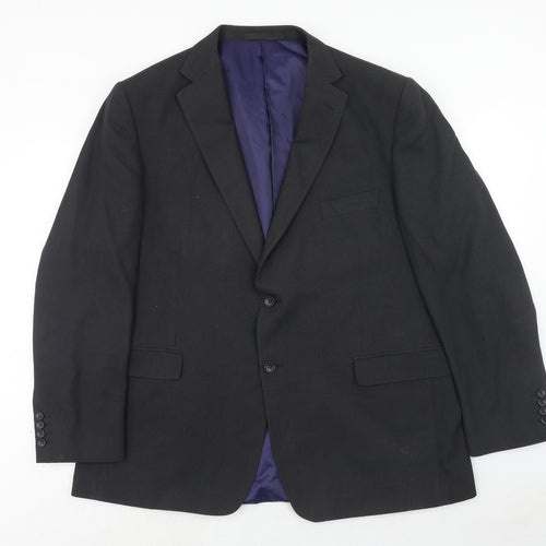 Marks and Spencer Mens Grey Viscose Jacket Suit Jacket Size 46 Regular
