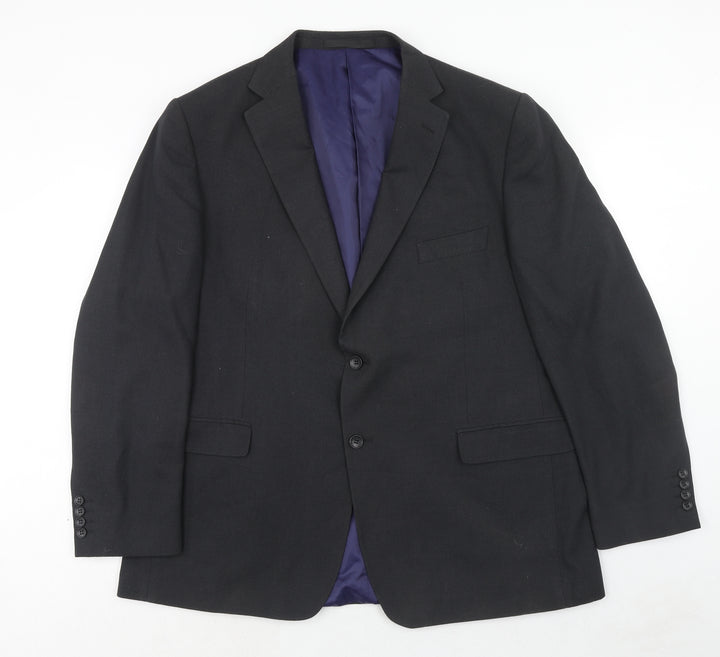 Marks and Spencer Mens Grey Viscose Jacket Suit Jacket Size 46 Regular