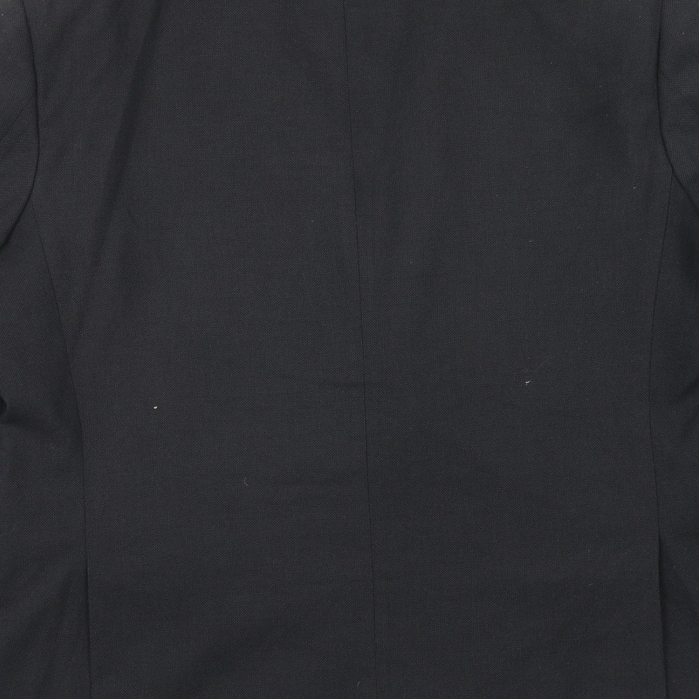 Marks and Spencer Mens Grey Viscose Jacket Suit Jacket Size 46 Regular