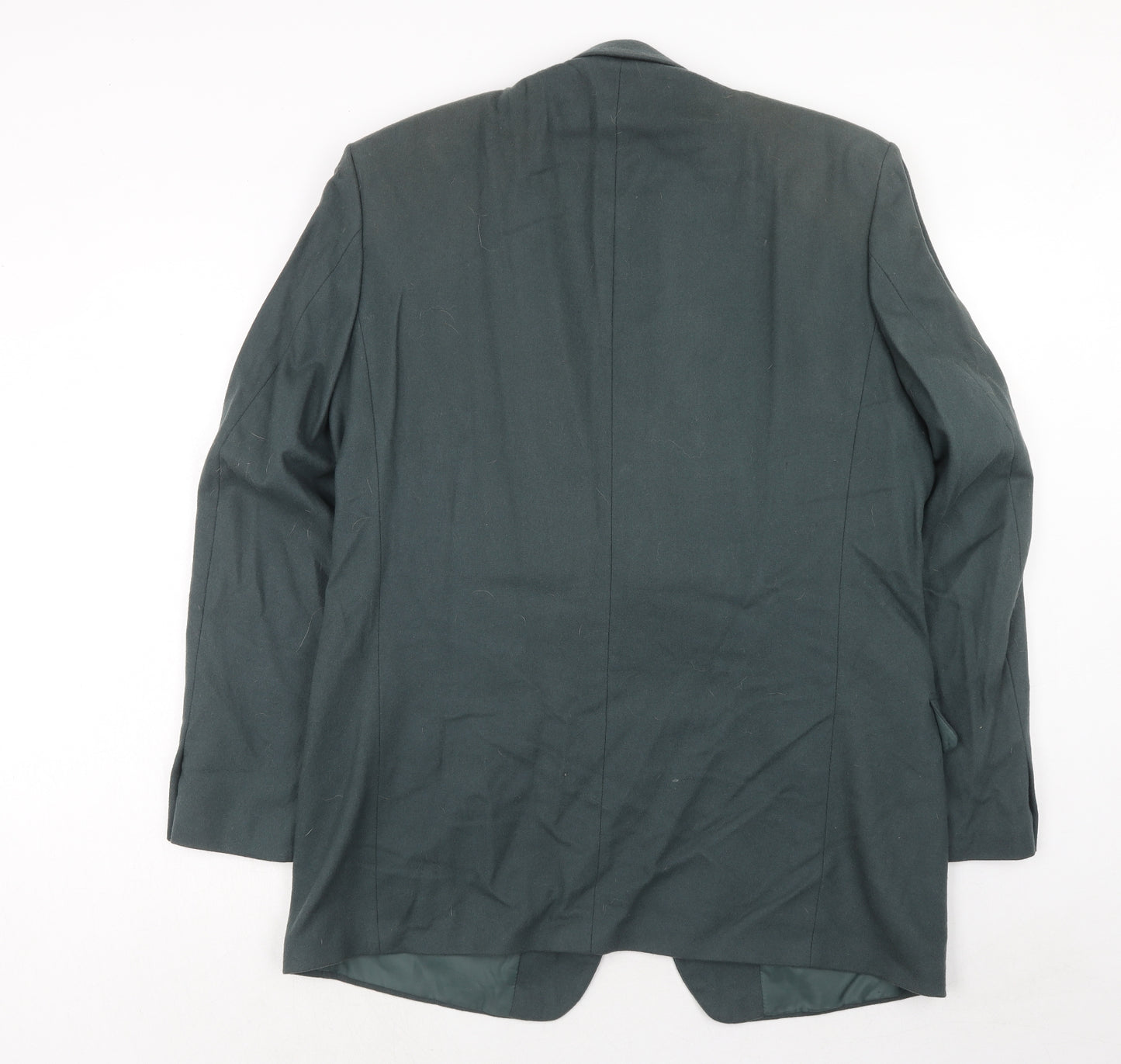 Burton Mens Green Wool Jacket Suit Jacket Size 42 Regular