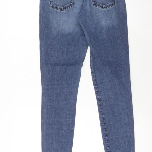 Universal Thread Womens Blue Cotton Skinny Jeans Size 6 Regular Zip