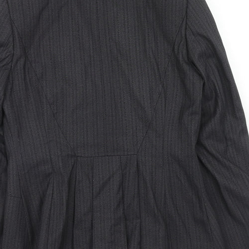 NEXT Womens Grey Polyester Jacket Blazer Size 12