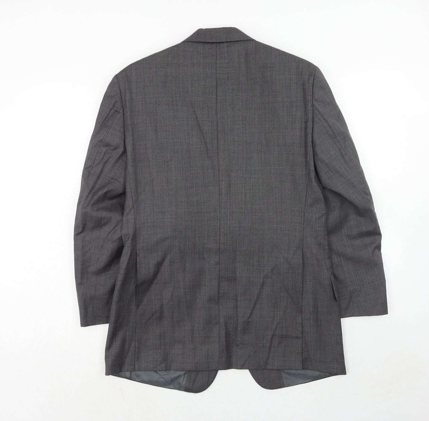 Felina Mens Grey Wool Jacket Suit Jacket Size 36 Regular