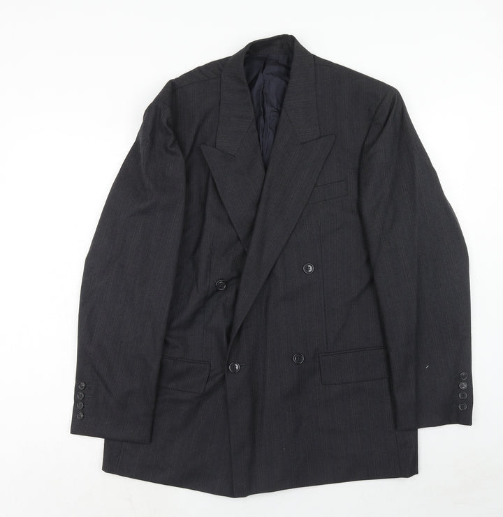 NEXT Mens Grey Polyester Jacket Suit Jacket Size 40 Regular