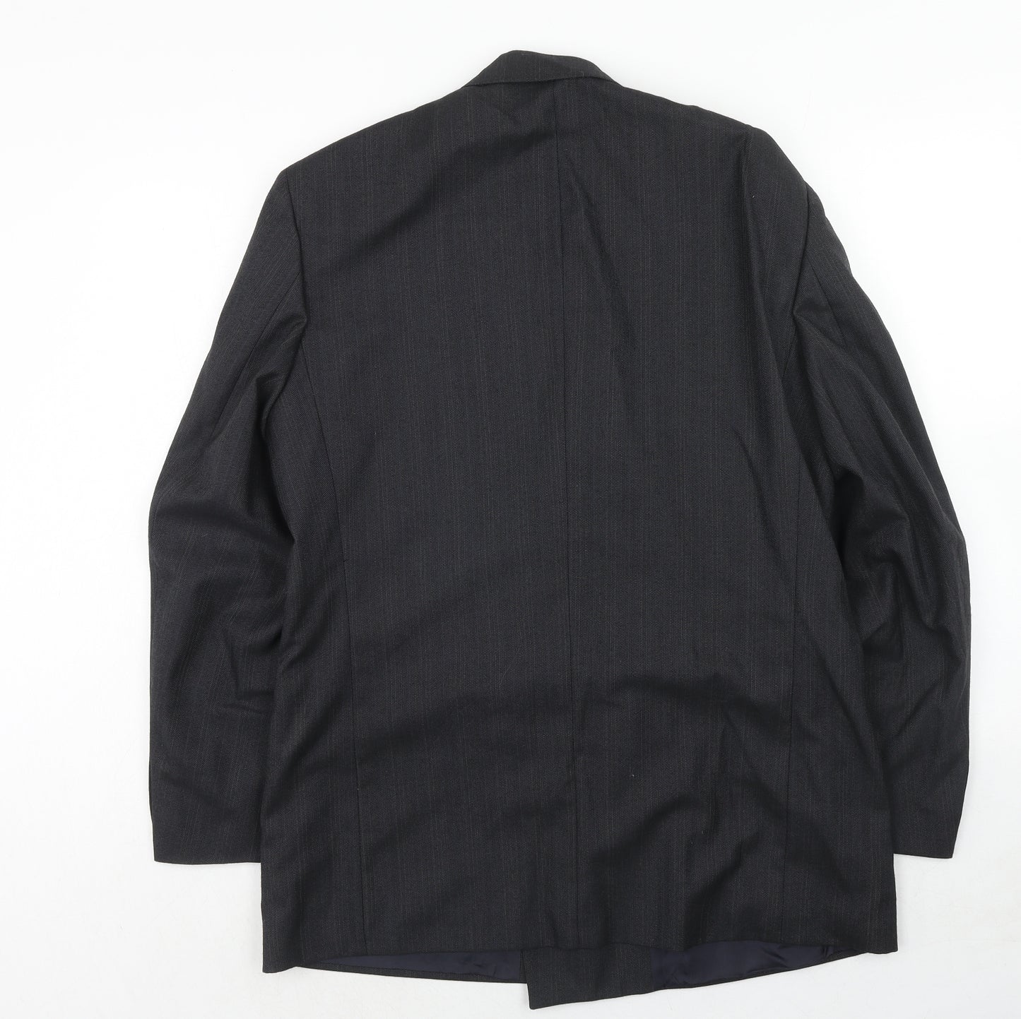 NEXT Mens Grey Polyester Jacket Suit Jacket Size 40 Regular
