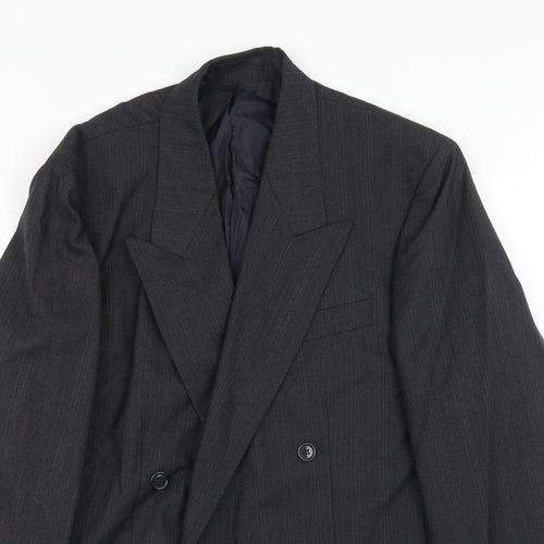 NEXT Mens Grey Polyester Jacket Suit Jacket Size 40 Regular