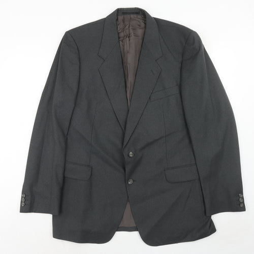 Odermark Mens Grey Polyester Jacket Suit Jacket Size 42 Regular