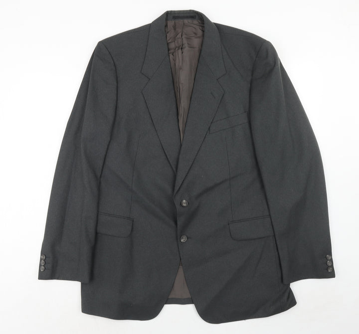 Odermark Mens Grey Polyester Jacket Suit Jacket Size 42 Regular