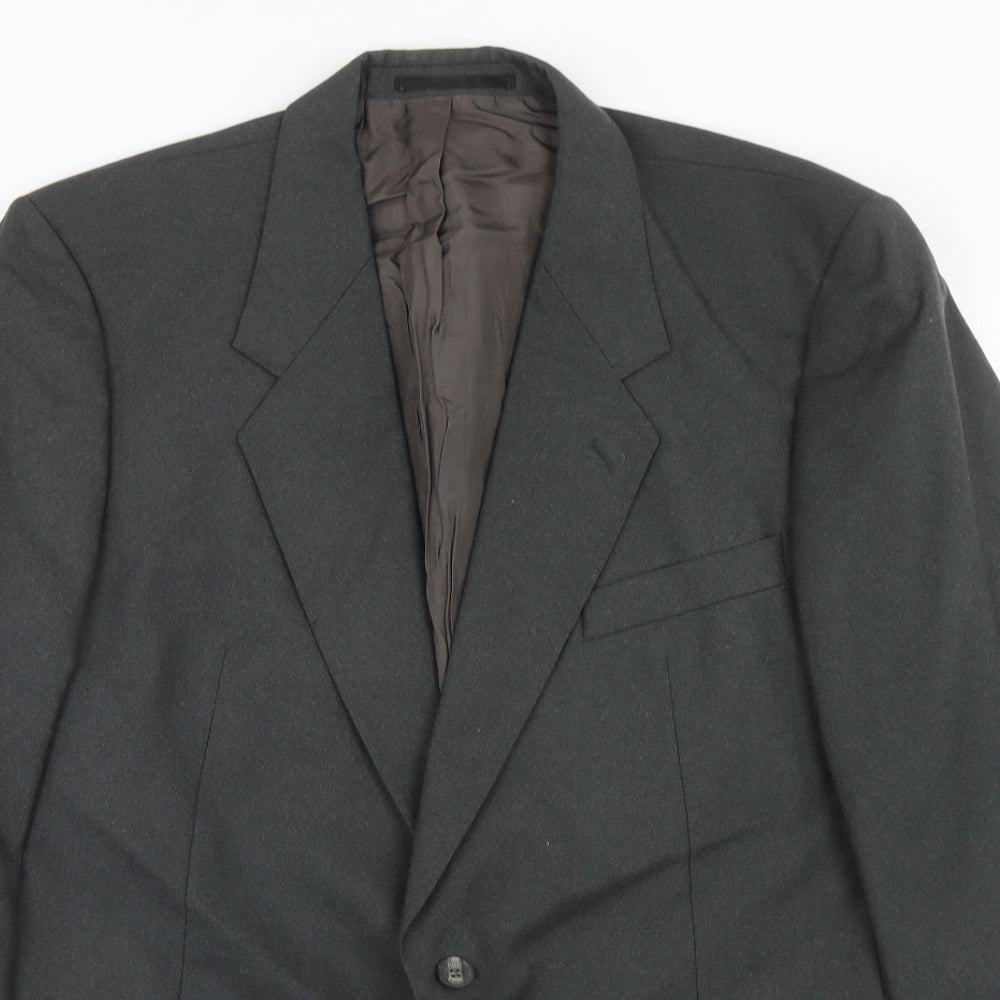 Odermark Mens Grey Polyester Jacket Suit Jacket Size 42 Regular